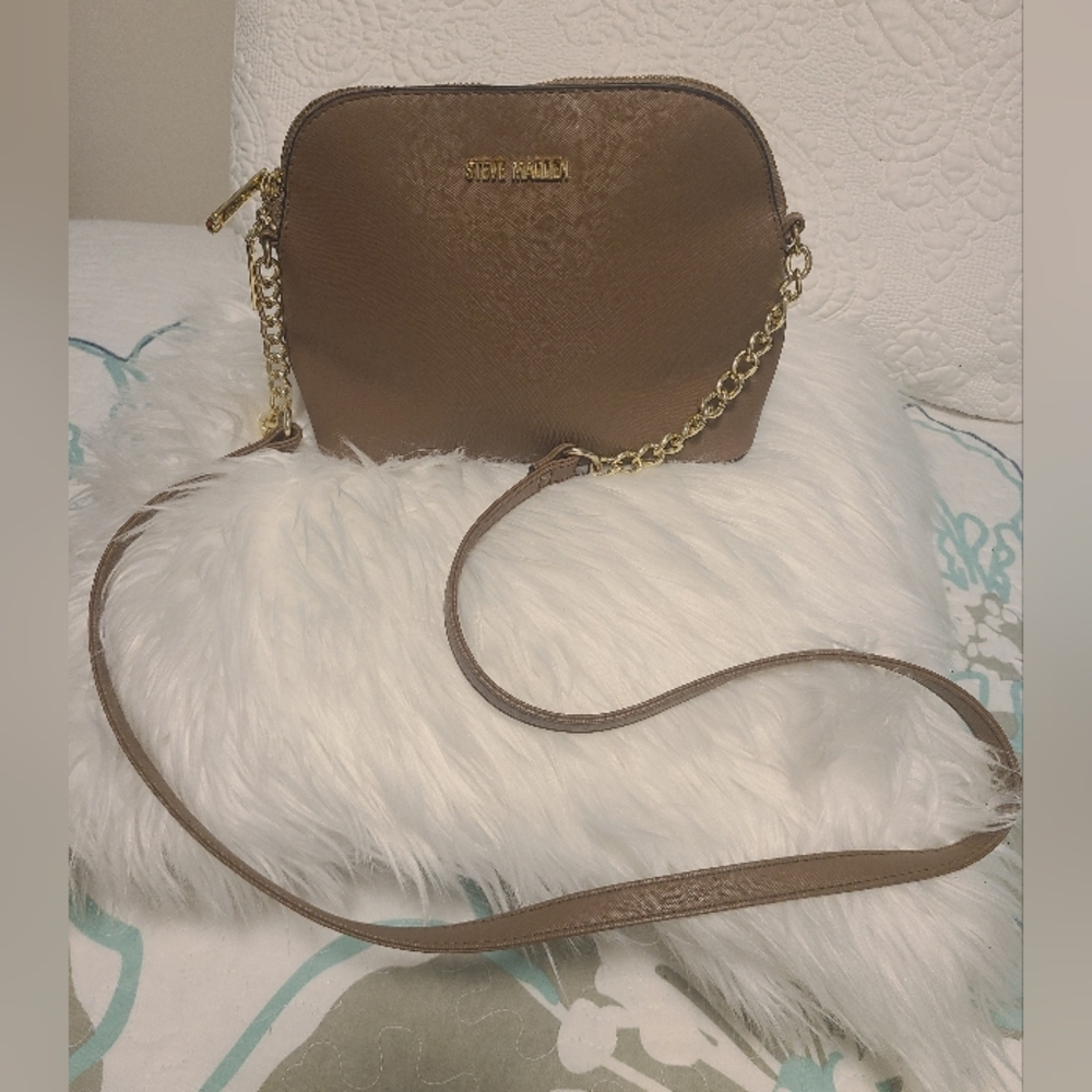 Steve Madden Beige Crossbody Bag